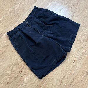 Haggar Generations Navy Blue Chino Shorts Men’s Relaxed Preppy 28